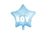 Picture of Foil balloon star - It's a boy