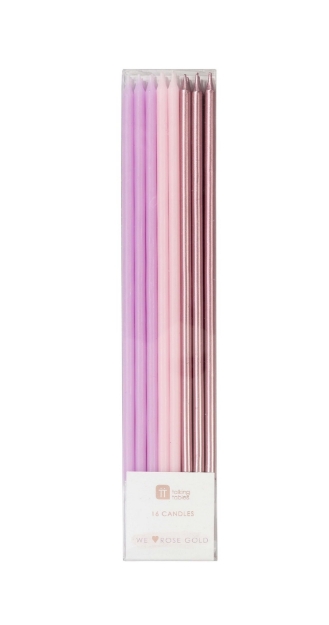 Picture of Rose Gold Long Candles