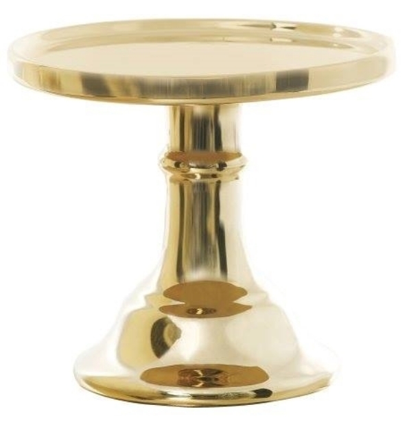 Picture of Ceramic Cake Stand Gold (S)