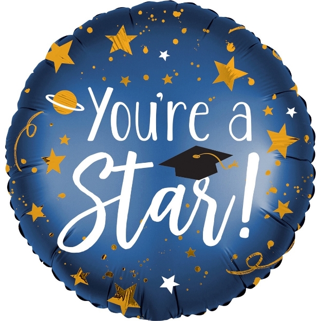 Picture of Graduation foil balloon - You 're a Star!