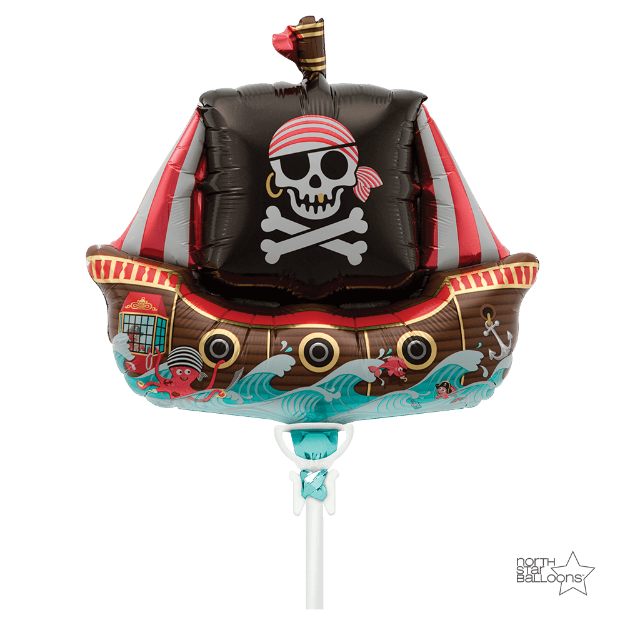 Μπαλόνι foil Πειρατικό καράβι mini