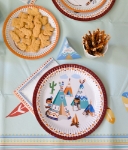 Picture of Paper plates (23cm) - Little Indians