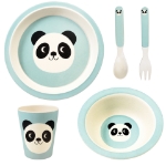 Picture of Bamboo tableware - Panda