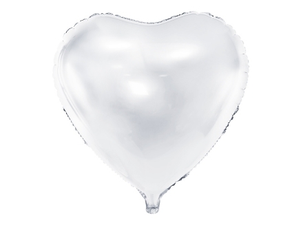 Show details for Heart Balloon - White Picture of Heart Balloon - White