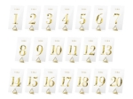 Picture of Transparent table numbers (1-20)