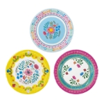 Picture of Dinner paper plates - Boho (12pcs)