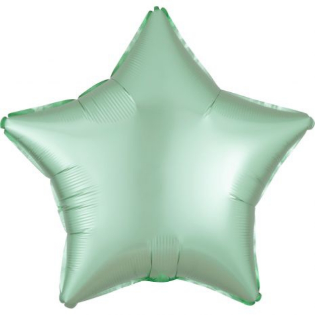 Μπαλόνι foil αστέρι - Mint (48εκ)