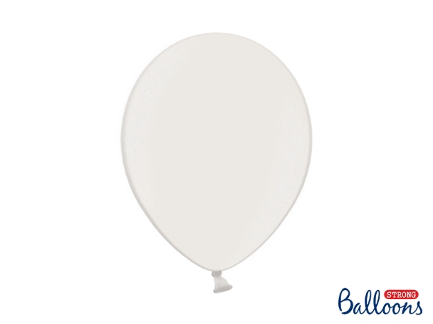 Picture of Balloons 30cm, Metallic Pure White (1 pkt / 10 pc.)