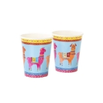 Picture of Paper cups - Llama Boho