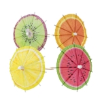 Picture of Fruity Cocktail Umbrellas