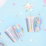 Picture of Paper Cups - Mermaid-iridescent (6pcs)