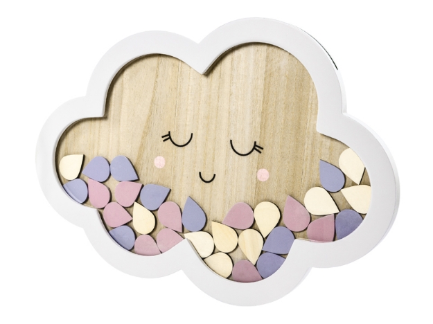 Picture of Wooden guest book - Cloud