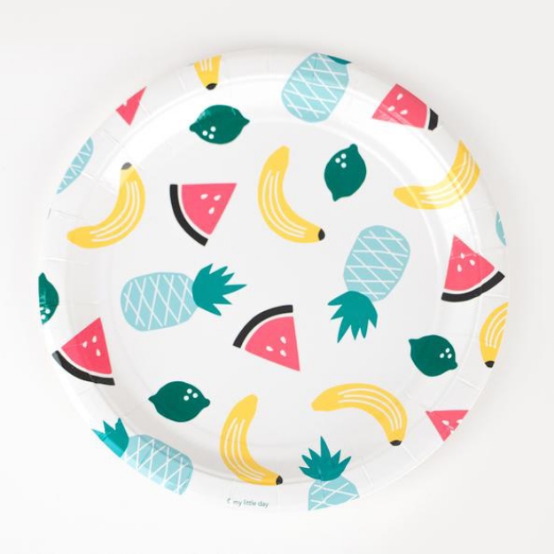 Picture of Paper plates - Fruits