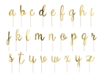 Picture of Toppers Alphabet in gold