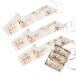 Picture of Team bride hen sashes 6 pack - Floral hen party