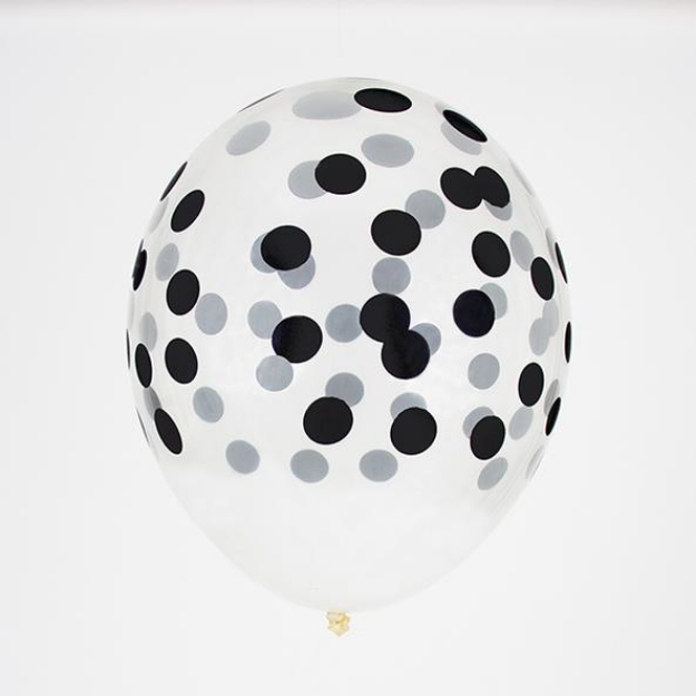 Picture of Balloons - Confetti black