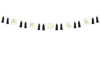 Picture of Paper garland with tassels and spiderwebs