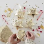 Picture of Christmas Advent Boxes - Gold stars