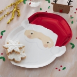 Χάρτινα πιάτα φαγητού - Άγιος Βασίλης 