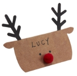 Picture of Christmas place cards - Reindeer shaped 