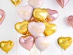 Μπαλόνι Foil σε σχήμα Καρδιά - Ροζ ανοιχτό