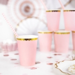 Picture of Paper cups - Light pink (6pcs)