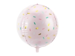 Μπαλόνι foil στρόγγυλη μπάλα με sprinkles
