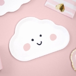 Picture of Paper plates cloud shaped