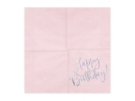 Picture of Paper Napkins - Happy Birthday iridescent (20pcs)