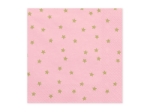 Picture of Paper napkins light pink with stars