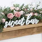 Ξύλινα γράμματα - Sweet bar