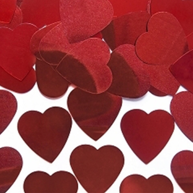 Picture of Confetti Hearts red 25mm