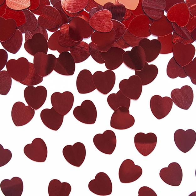 Picture of Confetti Hearts red 10mm