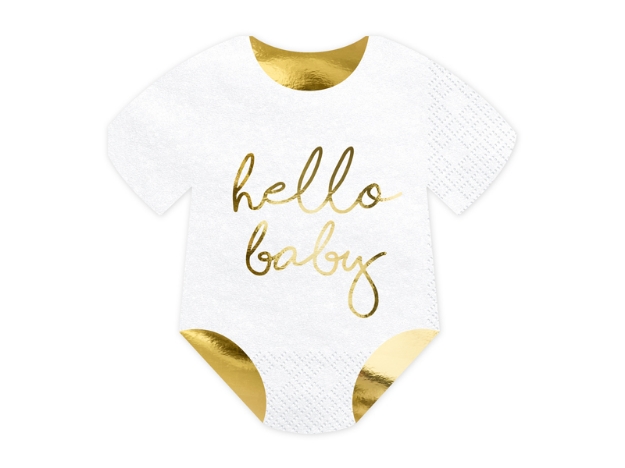 Picture of Napkins baby romper - Hello Baby (20pcs)
