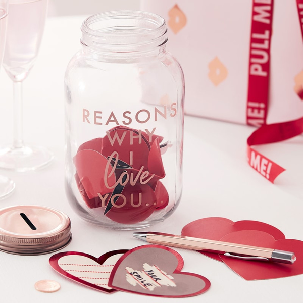 Picture of Jar with hearts - Reasons why i love you