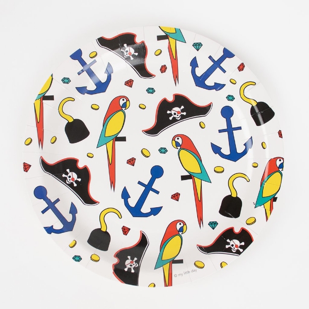 Picture of Paper Plates - Pirate (23cm)