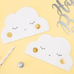 Picture of Paper napkins - Cloud shaped