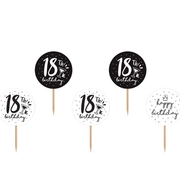 Picture of Cupcake toppers 18th! birthday