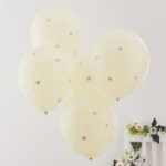  Μπαλόνια με λουλούδια μαργαρίτες (5τμχ)