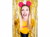 Picture of Foil Backdrop Curtain Decoration - Gold (0.90m x 2.50m)