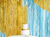 Picture of Foil Backdrop Curtain Decoration - Gold (0.90m x 2.50m)