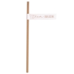 Picture of Rose Gold Paper Straws - Team Bride (16pcs)