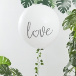 Picture of Giant Balloon - Love with foliage garland