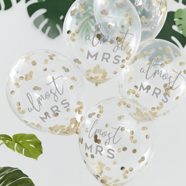 Picture of Confetti Ballons - Almost Mrs