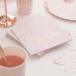 Picture of Paper napkins - Team Bride dots (16pcs)