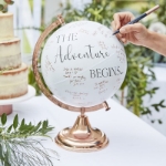 Picture of Alternative wedding guest book - Globe