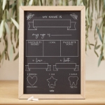 Picture of Chalkboard sign - Baby milestone