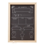 Picture of Chalkboard sign - Baby milestone
