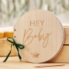 Ευχολόγιο ξύλινο βιβλίο - Hey baby! 