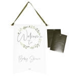 Προσωποποιημένη πινακίδα καλωσορίσματος - Baby shower